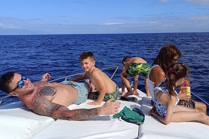 3 Hour VIP Private Luxury Boat Charter in Tenerife - Leaving Puerto Colón with cava in hand