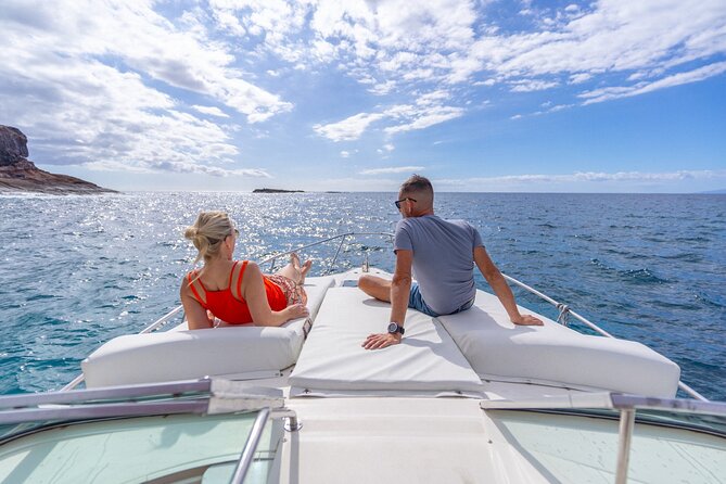 3 Hour VIP Private Luxury Boat Charter in Tenerife - A natural bay for swimming and snorkeling