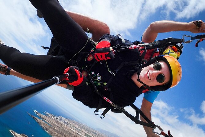 Acrobatic Paragliding Flight with Spanish Champion in Tenerife - Five photos included, video costs extra