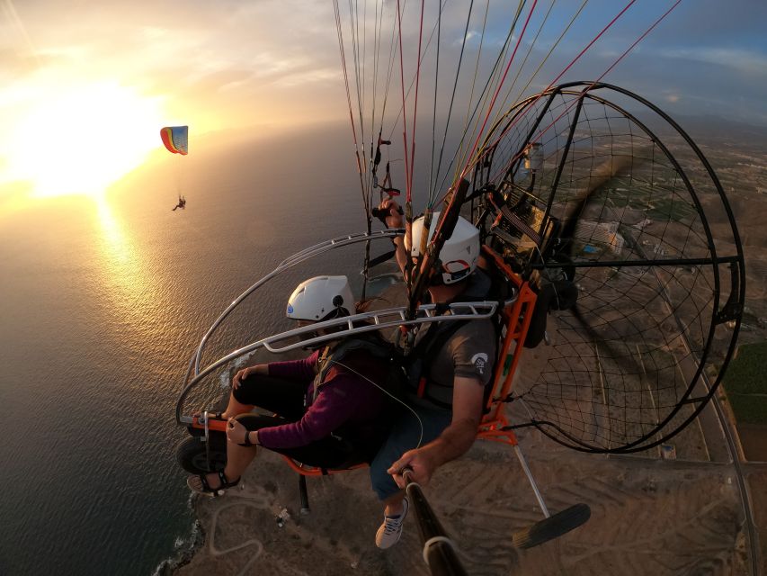 Adeje: Paratrike Flying Tour with Hotel Pickup and Photos - Eight minutes climbing above Adeje