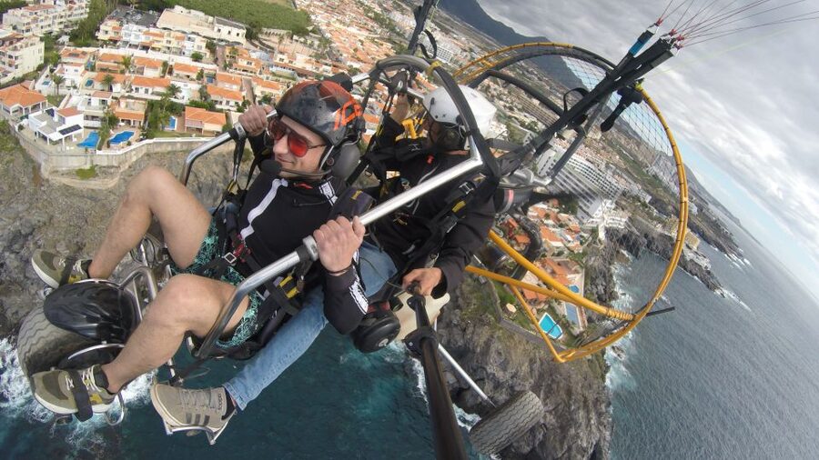 COAST: Fly over the coasts of Tenerife by Paratrike! (20min) - Who will enjoy this paratrike flight most