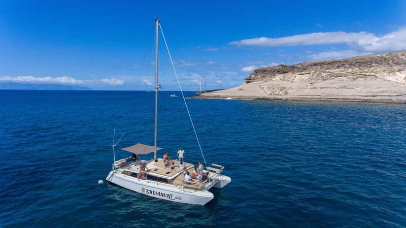 Costa Adeje: Catamaran Tour, Snorkelling, Snacks & Drinks - Setting sail from Puerto Colon