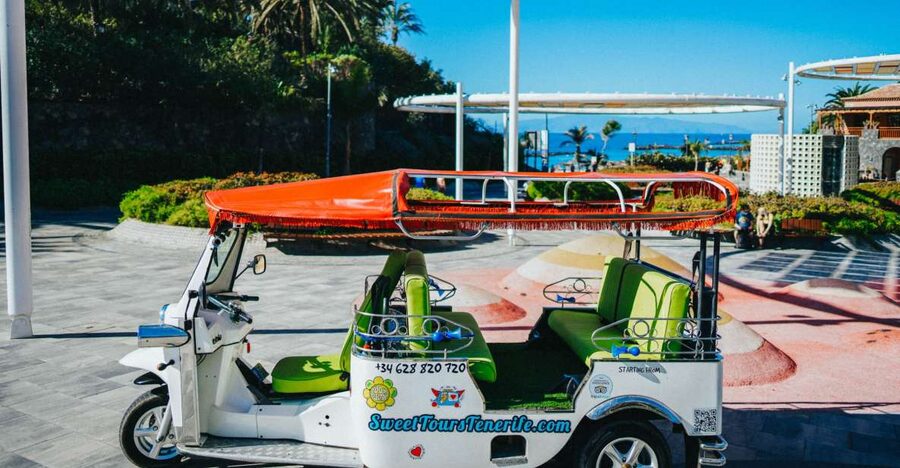 Costa Adeje: Double Tuk Tuk Tour - Climbing toward Caldera del Rey