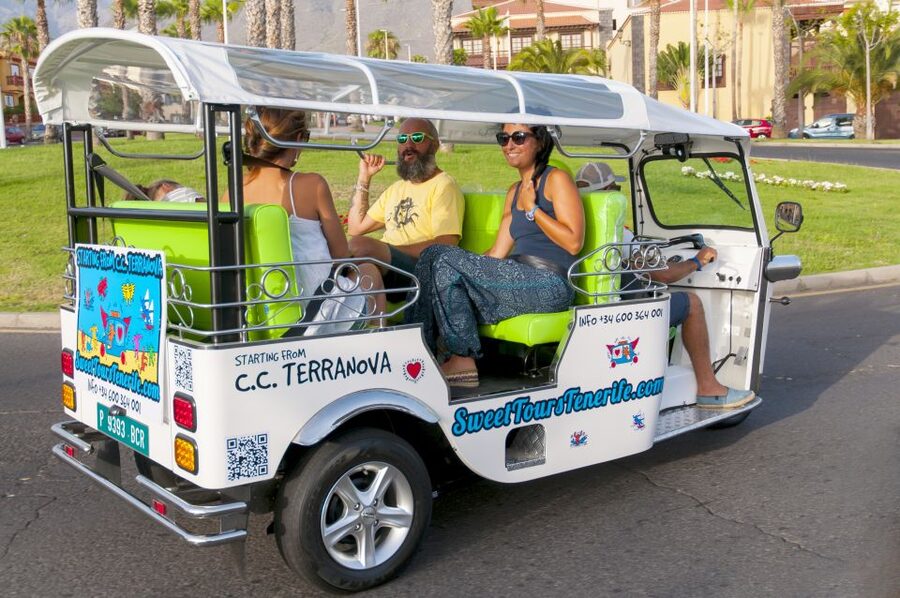 Costa Adeje: Double Tuk Tuk Tour - The high viewpoint over Costa Adeje
