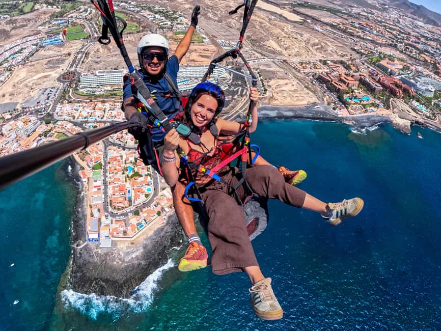 Costa Adeje: Tandem Paragliding Flight - The launch and first minutes in the air