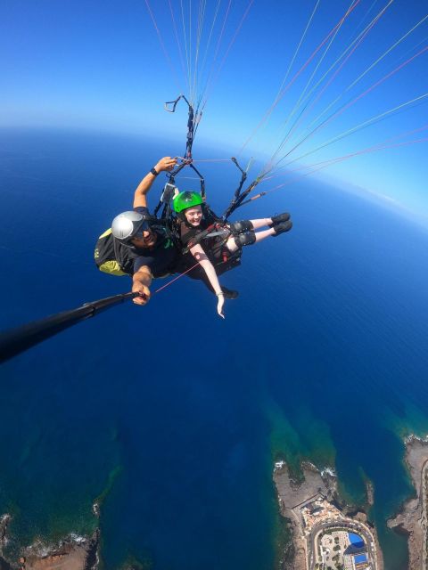Costa Adeje: Tandem Paragliding Flight with Pickup - The flight: quiet air, wide views, and changing conditions
