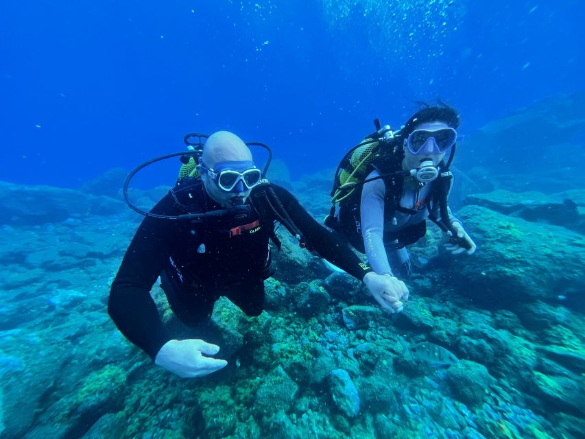 Diving course for beginners in turtle area Tenerife - The first lesson: breathing and equipment