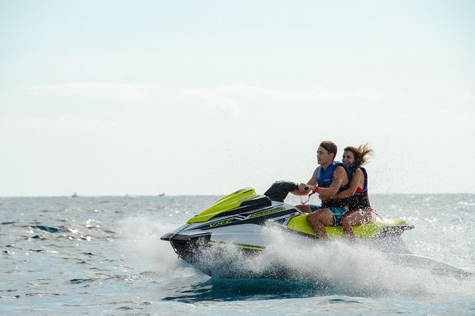 Double Jet Ski Safari 2.5 Hour Guided Tour of Tenerife - Riding south toward Los Gigantes