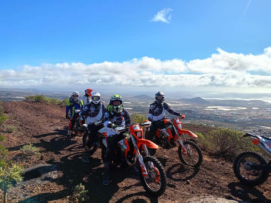 Enduro Motorbike Adventure Trip Tenerife - What the four-hour route can include