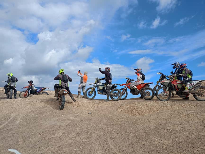 Enduro Motorbike Adventure Trip Tenerife - Choosing between training, sightseeing, and hard enduro