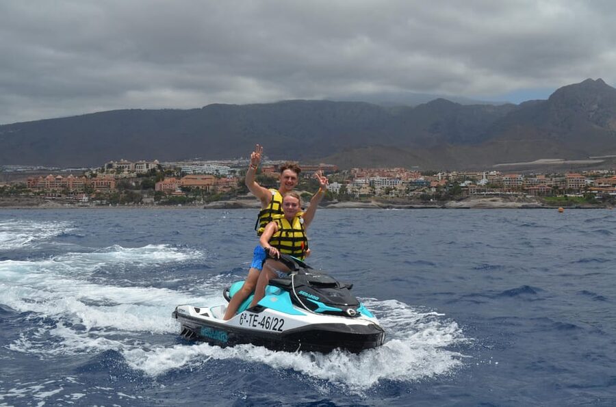 From Puerto Colon : 1 hour adrenaline JetSki tour - The safety briefing comes first