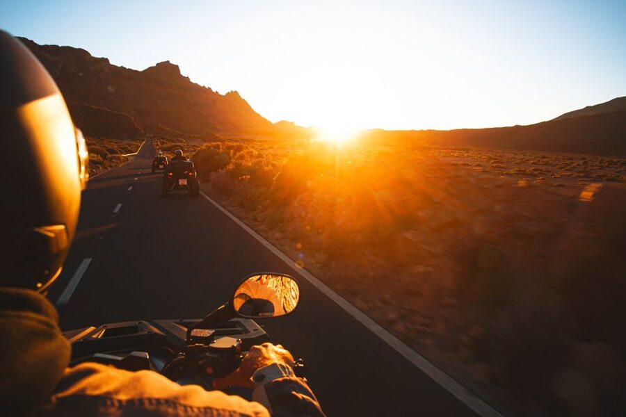 From Santiago del Teide: Sunset Quad Trip to Mount Teide - The sunset stop above the clouds