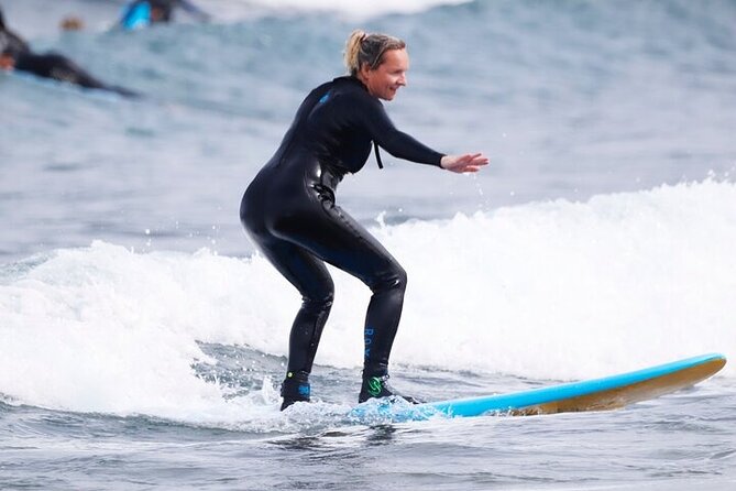 Group Surf Class in Playa de Las Américas with Photographs - Safety, weather, and the small practical catches