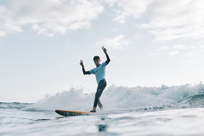 Group Surf Lesson at Playa de las Américas - How much time do you really spend surfing?