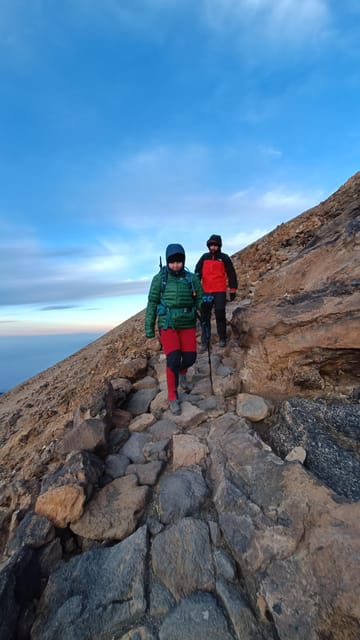 Hiking Summit of Teide by night for a sunrise and a Shadow - The final 1.5 hours to the summit