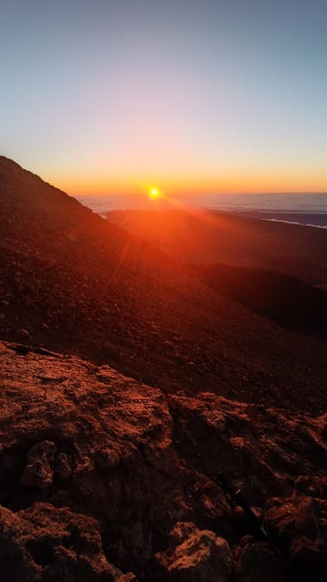 Hiking Summit of Teide by night for a sunrise and a Shadow - Descending by cable car or continuing on foot
