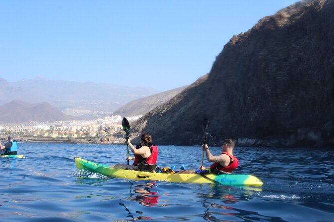 Kayak Route along the Volcanic Coast in Tenerife South with Snorkeling - What the $54.31 price includes