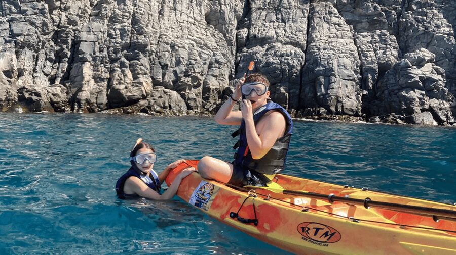 Los Cristianos: Kayak & Snorkel Tour with turtles and photos included - The return paddle to Los Cristianos