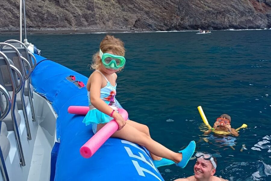Los Gigantes to Teno: Boat trip with snorkeling & drinks - Setting out beneath the Cliffs of Los Gigantes