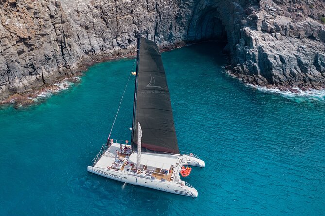 Luxury Catamaran Cruise with Brunch and Unlimited Drinks - Setting out from Marina del Sur in Las Galletas