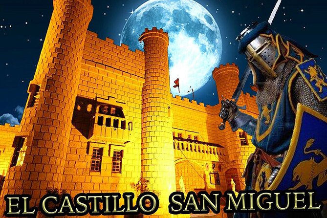 Medieval San Miguel castle with dinner-Show in South Tenerife - Crossing the drawbridge at Castillo San Miguel