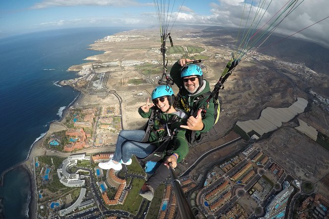 Paragliding Tandem Flight over Costa Adeje with FREE pick up!!! - Is $139.13 a fair price?
