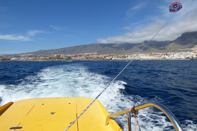 Parascending Tenerife. Stroll above the south Tenerife sea - Flying together as a couple or family