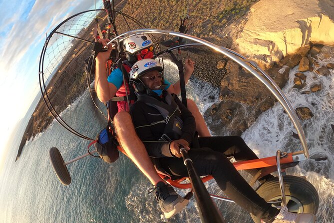 Paratrike Flight in Costa de Adeje with the World Champion - Costa Adeje and Fañabé from above