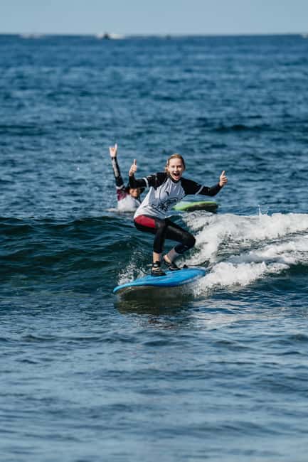 Playa de las Américas : Group Surf Lesson - Meeting Fins First inside the shopping center