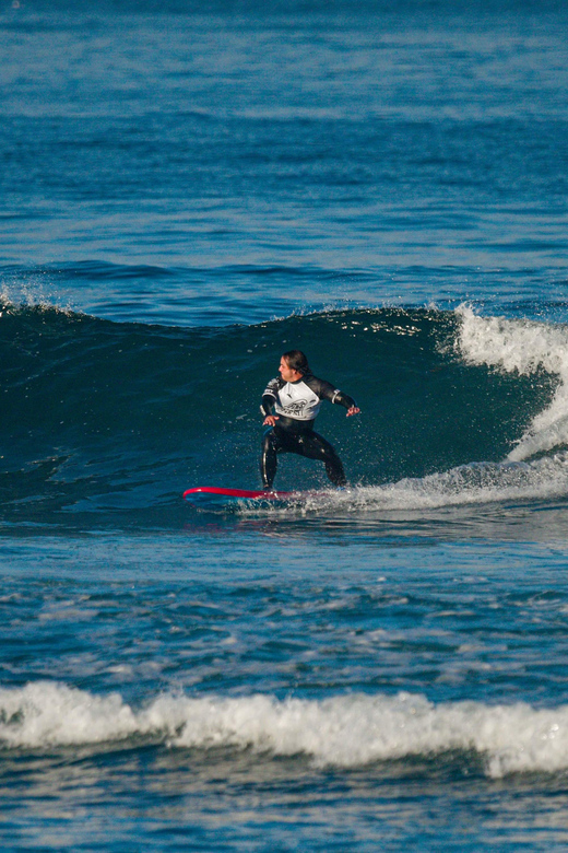 Playa de las Américas : Group Surf Lesson - The real lesson begins in the water