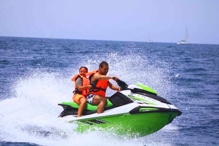 Puerto Colón: Kawasaki Jet Ski Tour Along Tenerife's Coast - The first 20 minutes of jet skiing near Costa Adeje