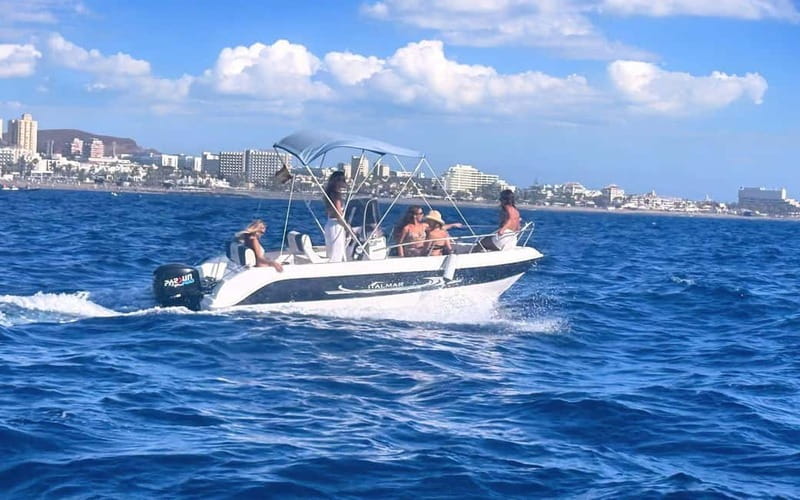 Puerto Colon: License-Free Self-Drive Boat in Tenerife - Key points before you book