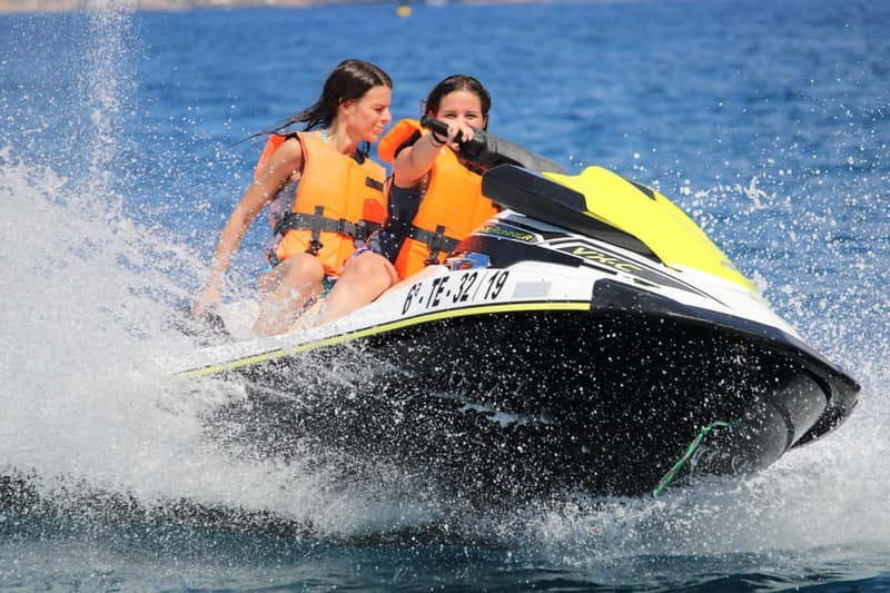 Puerto Colón: Tenerife Coast Jet Ski Tour with Photos - The Costa Adeje ride