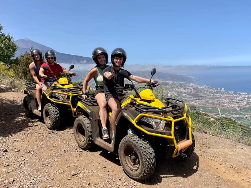 Puerto de la Cruz: Teide or Valley Off-Road Quad Tour - Corral del Niño brings the high mountain views