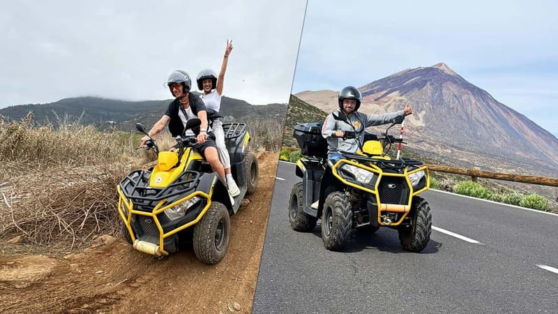 Puerto de la Cruz: Teide or Valley Off-Road Quad Tour - The Teide route starts in La Orotava