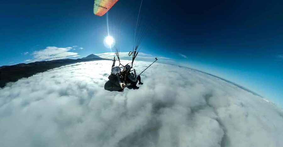 Puerto de la Cruz Tenerife: Teide Paragliding Flight - The view is the main event