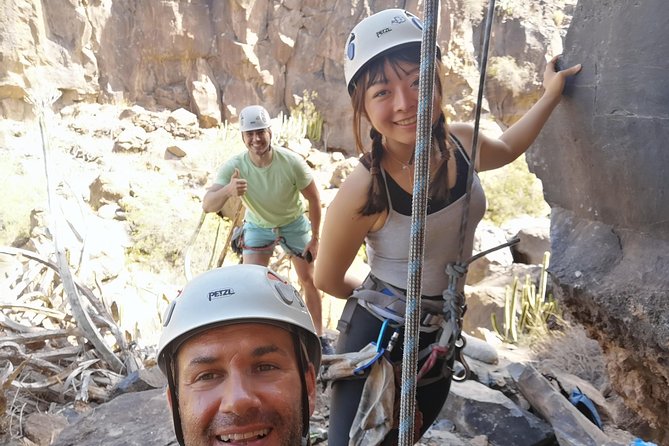 Rock climbing in natural space. - Who will enjoy this Tenerife climbing outing?