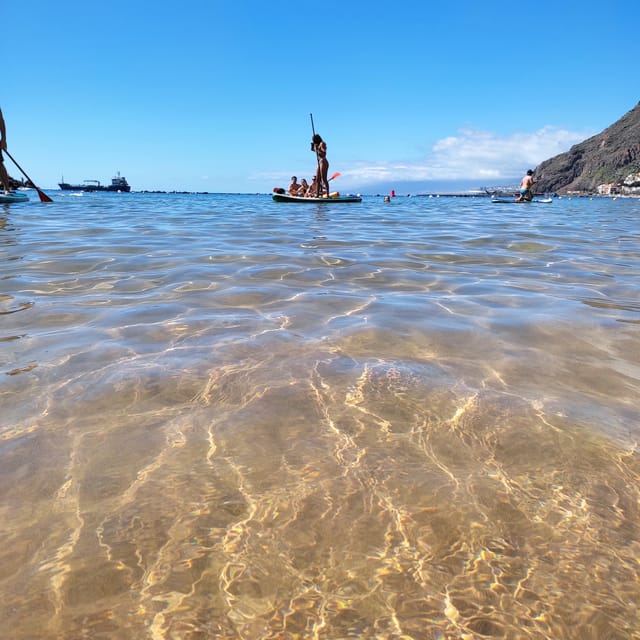 Santa Cruz de Tenerife: Las Teresitas Stand Up Paddle Course - The Anaga Mountains and San Andres backdrop