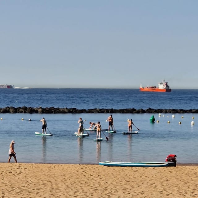 Santa Cruz de Tenerife: Las Teresitas Stand Up Paddle Course - About an hour to practice on your own