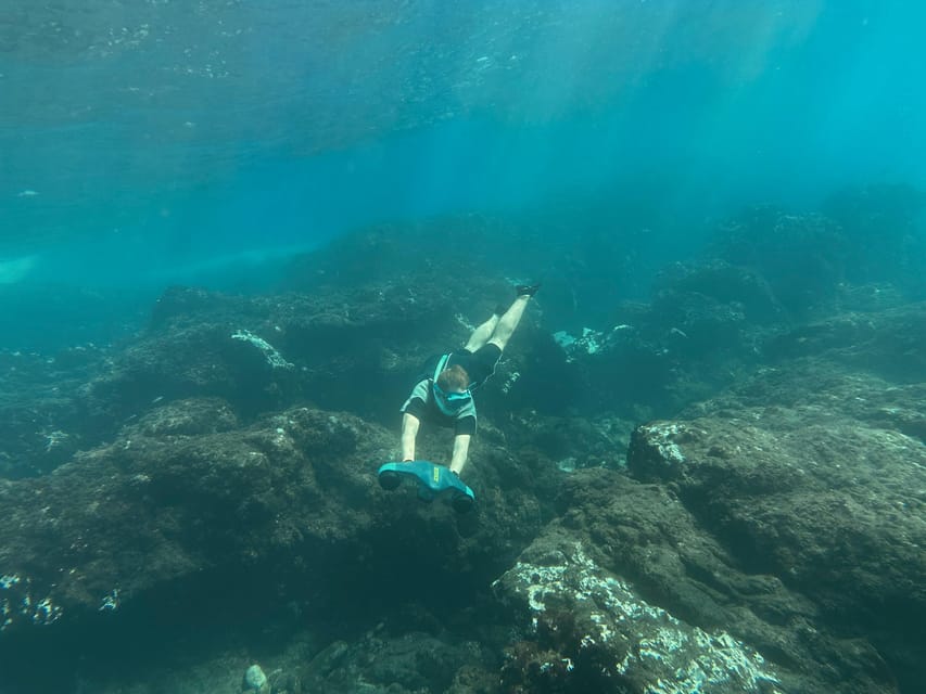 Scooter fun snorcel tour in turtle area - Why the underwater scooter changes snorkeling