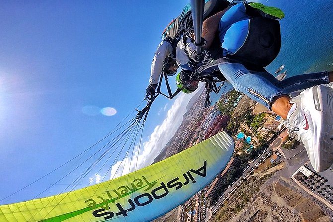 SILVER 1000m paragliding tandem flight above South Tenerife - Is $156.19 good value?