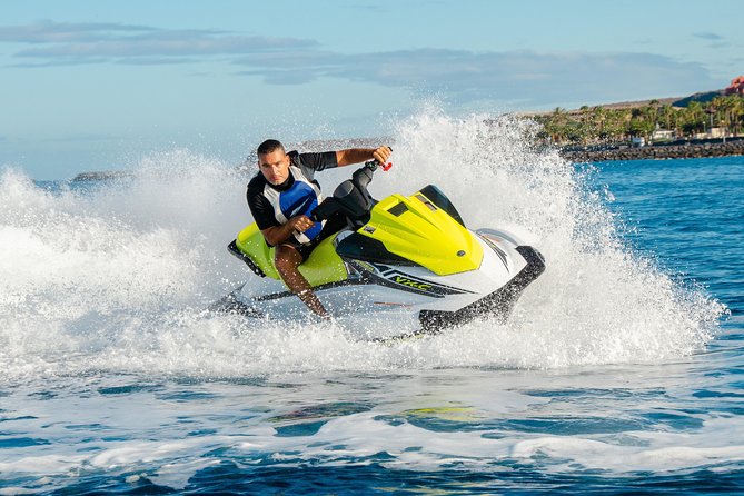 Single Jet Ski Safari 1-Hour Guided Your of Tenerife - The boat ride to the jet skis