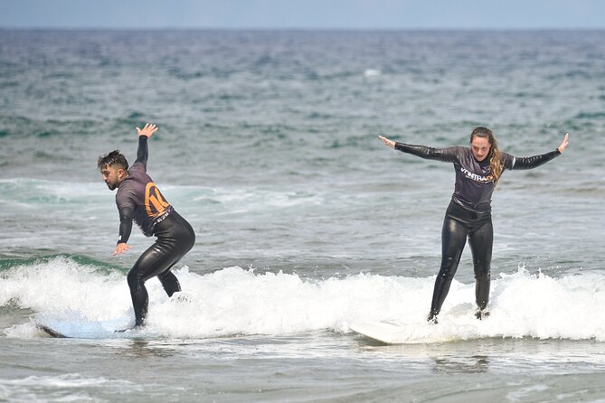 small group surf lesson in Playa de las Américas,Tenerife - Your two-hour introduction to surfing in Playa de las Américas