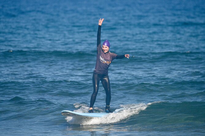 small group surf lesson in Playa de las Américas,Tenerife - The instructors: energy, patience, and personal correction