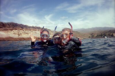 Snorkelling safari in a turtle area