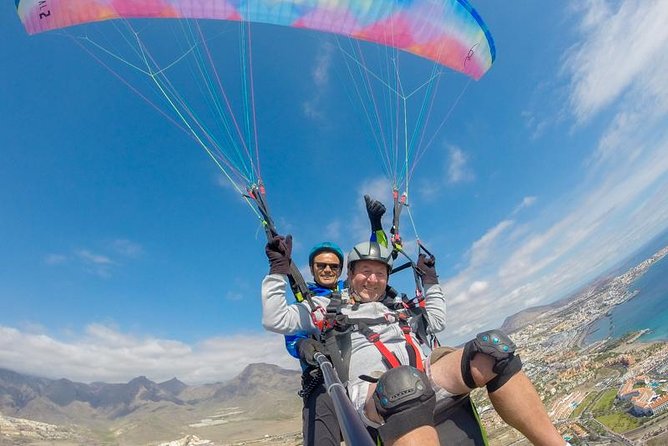Tandem Paragliding Flight in South Tenerife - Landing near the beach