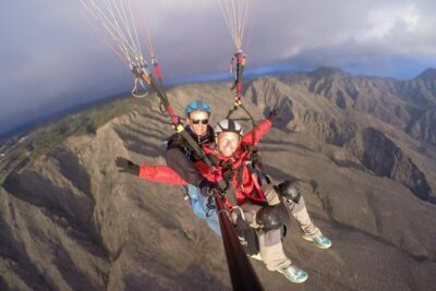Tandem Paragliding Flight in South Tenerife