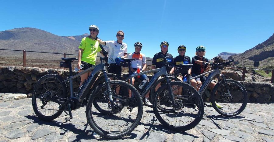 Teide Crater Tour - Electric Bike Tour - Above 2,000 metres, when Teide first appears