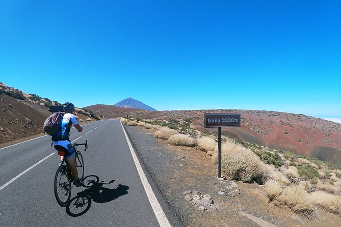Teide road bike climb from PdC - Entering Teide National Park at the final 11 kilometers