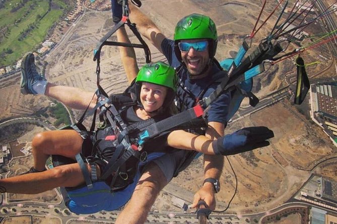Tenerife Basic Paragliding Flight Experience with Pickup - From Costa Adeje pickup to the launch site